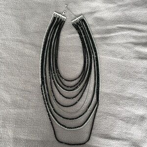 Elegant Black Multi-Layer Necklace